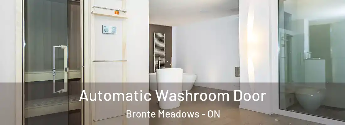  Automatic Washroom Door Bronte Meadows - ON