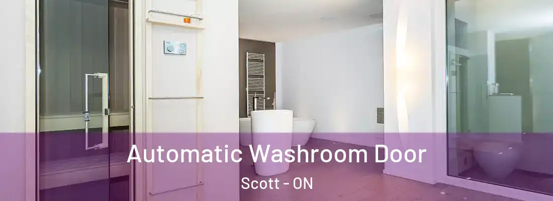  Automatic Washroom Door Scott - ON