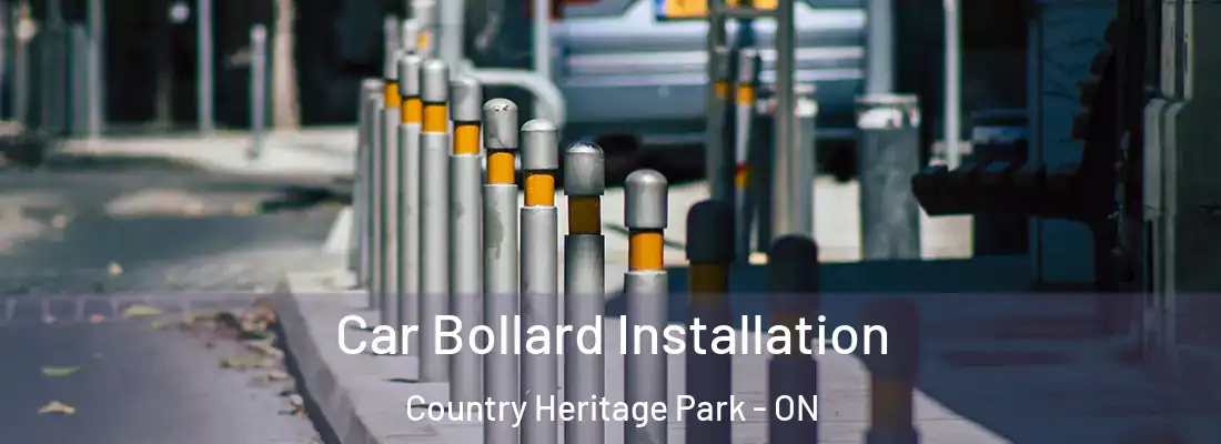  Car Bollard Installation Country Heritage Park - ON
