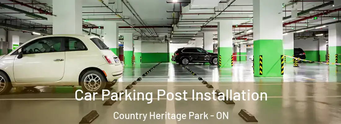  Car Parking Post Installation Country Heritage Park - ON
