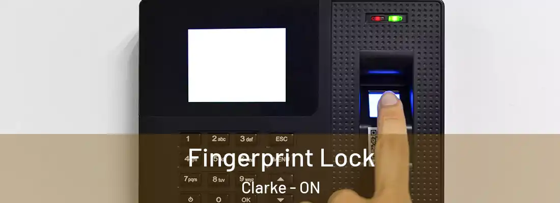  Fingerprint Lock Clarke - ON