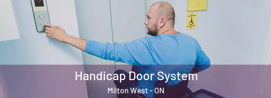  Handicap Door System Milton West - ON