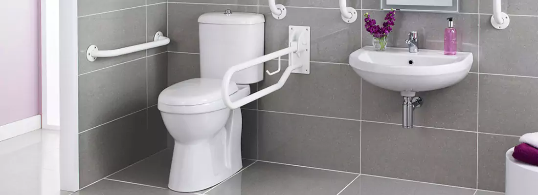 Modern Handicap Bathroom Solutions with Safety Features in Milton West, ON