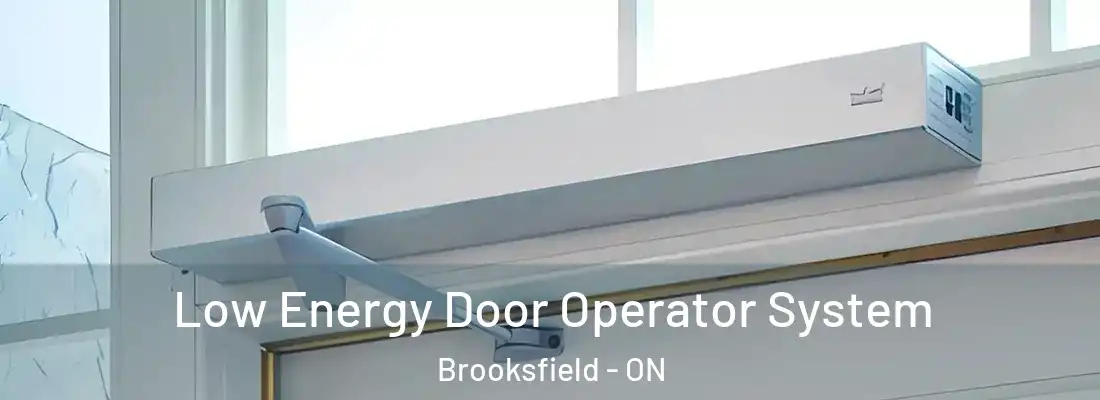  Low Energy Door Operator System Brooksfield - ON