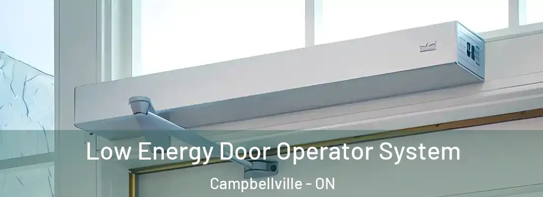  Low Energy Door Operator System Campbellville - ON