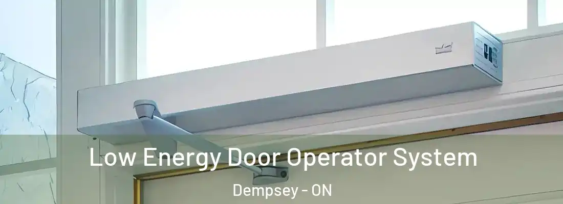  Low Energy Door Operator System Dempsey - ON