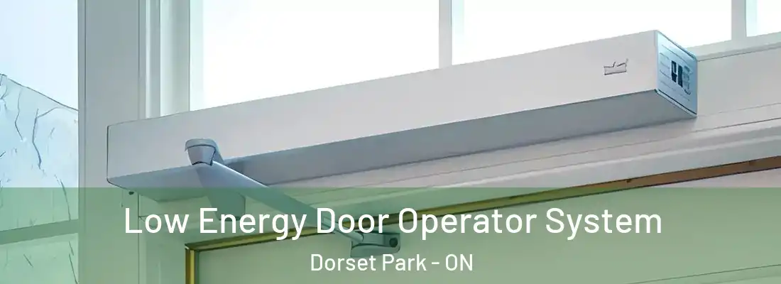  Low Energy Door Operator System Dorset Park - ON