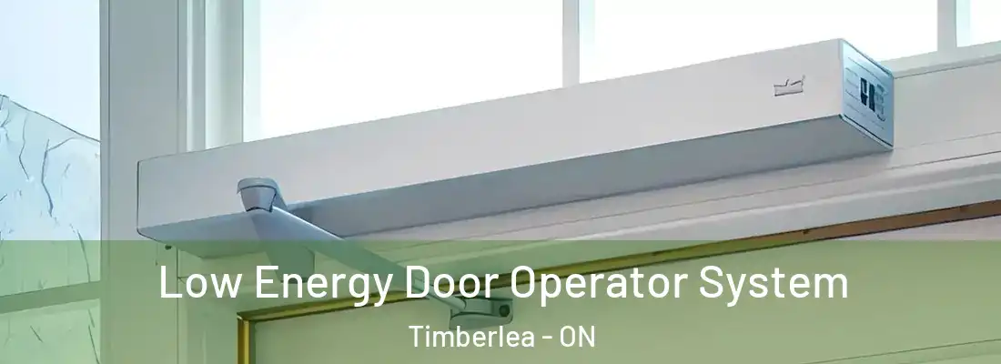  Low Energy Door Operator System Timberlea - ON
