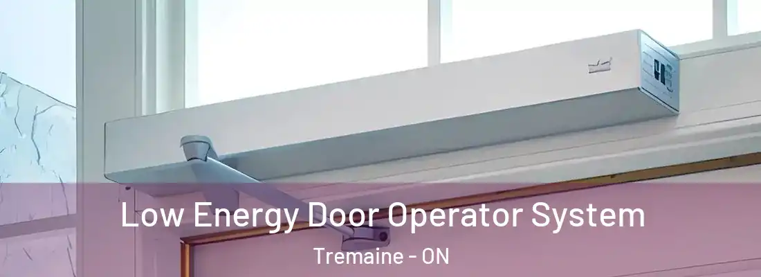  Low Energy Door Operator System Tremaine - ON