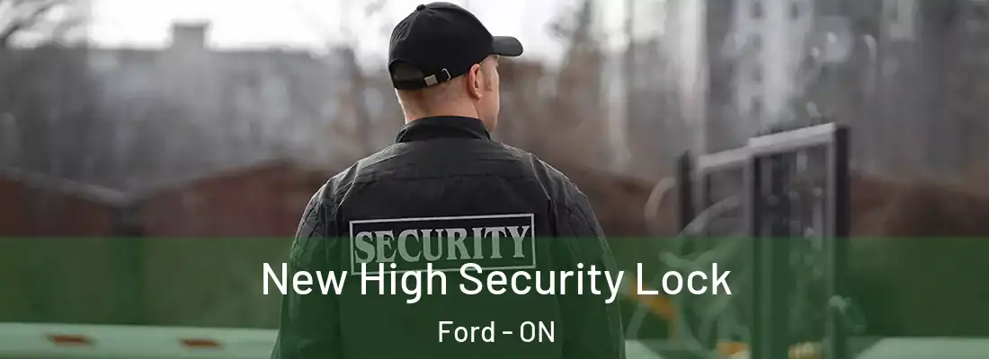  New High Security Lock Ford - ON