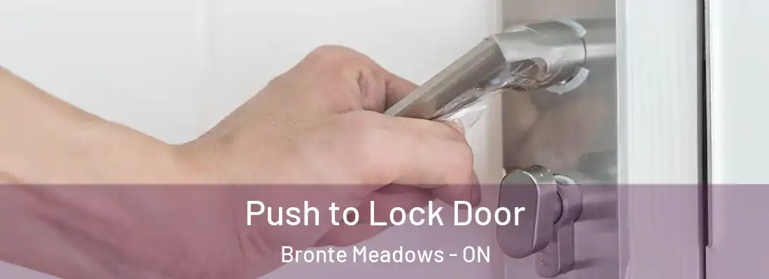  Push to Lock Door Bronte Meadows - ON