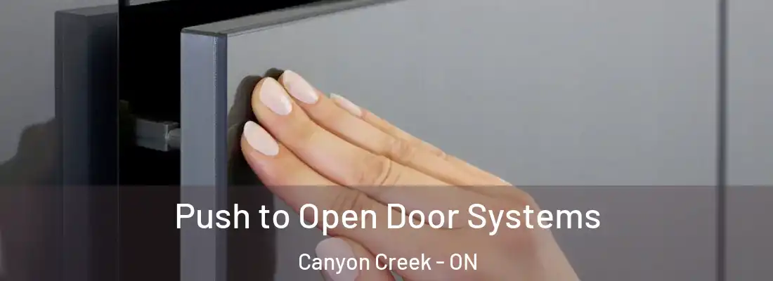  Push to Open Door Systems Canyon Creek - ON