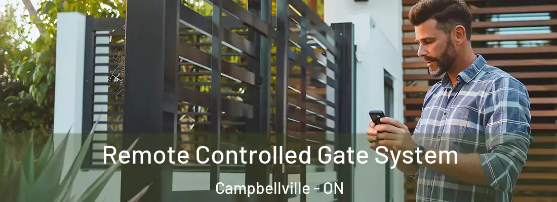 Remote Controlled Gate System Campbellville - ON