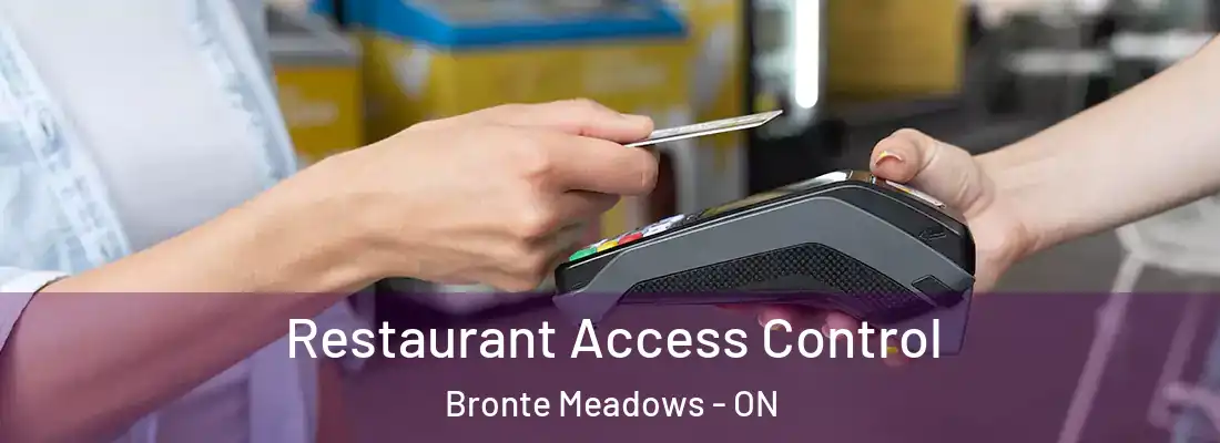  Restaurant Access Control Bronte Meadows - ON