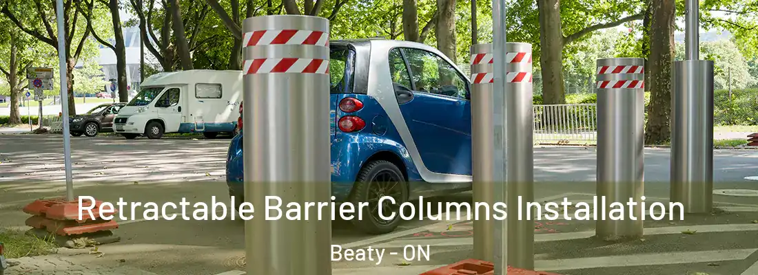  Retractable Barrier Columns Installation Beaty - ON