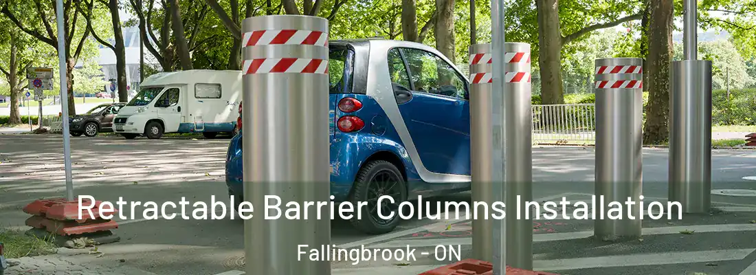  Retractable Barrier Columns Installation Fallingbrook - ON