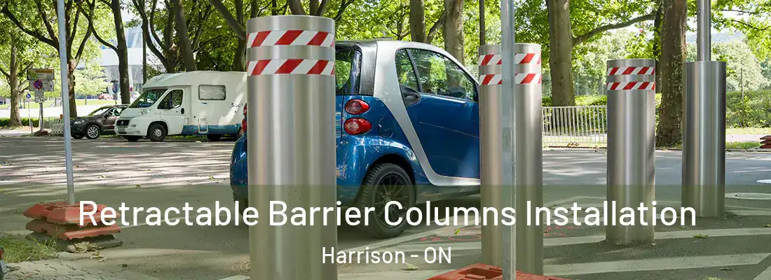  Retractable Barrier Columns Installation Harrison - ON