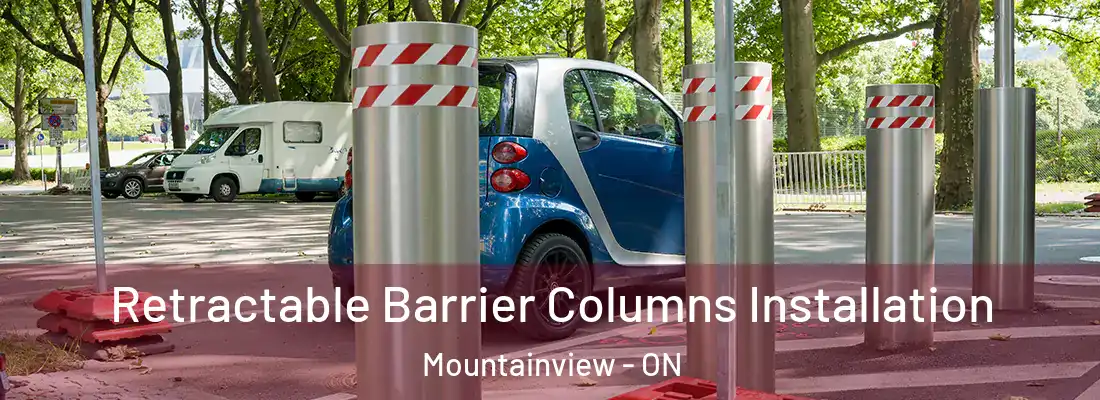  Retractable Barrier Columns Installation Mountainview - ON