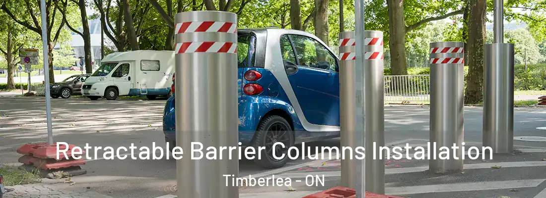  Retractable Barrier Columns Installation Timberlea - ON