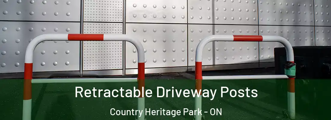 Retractable Driveway Posts Country Heritage Park - ON