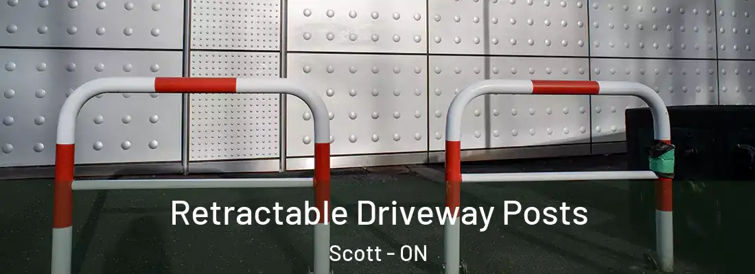  Retractable Driveway Posts Scott - ON