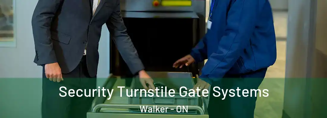  Security Turnstile Gate Systems Walker - ON