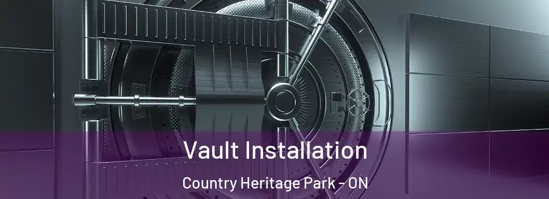  Vault Installation Country Heritage Park - ON
